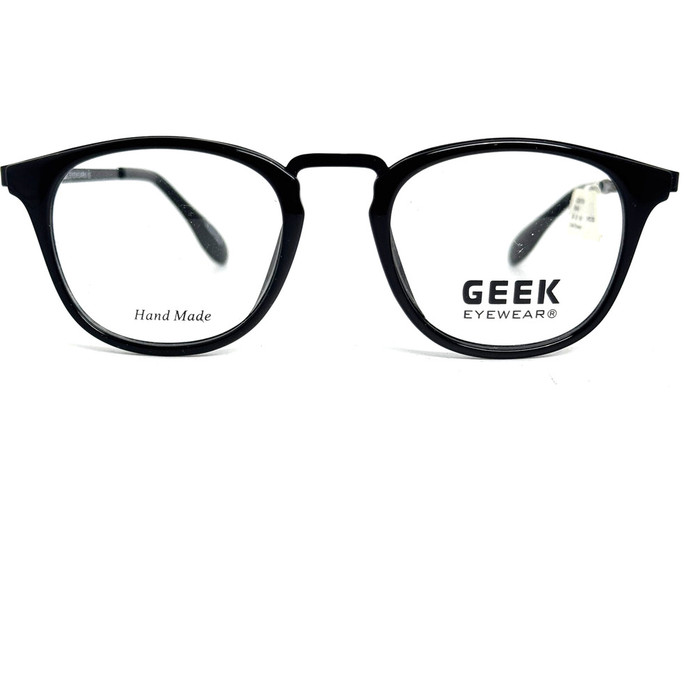 GEEK EYEWEAR Starship Black 48-20-145 Eyeglasses‎ Frames Demo Lens H16950